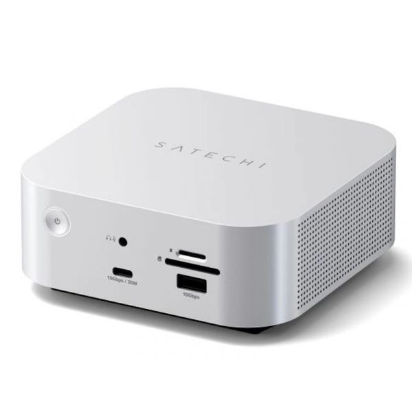 Satechi Thunderbolt 5 CubeDock with SSD Enclosure (3xTBT 5 Downstream Ports, TBT 5 Host Port 140W,2x USB-C 3.2, 2x USB-A) (ST-DT5CES-EU)